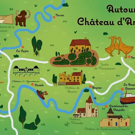 Bed & Breakfast Chateau D'argentonesse Castels