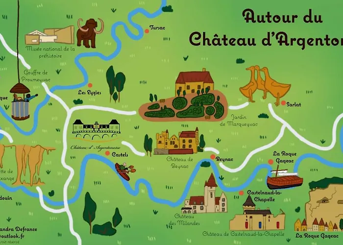 Bed and breakfast Chateau D'argentonesse Castels